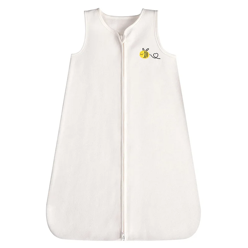 Wholesale Super Soft Baby Sleep Sack Organic Cotton Full Printed Sleeveless Wearable Blanket Vest Custom Baby Sleeping Bag