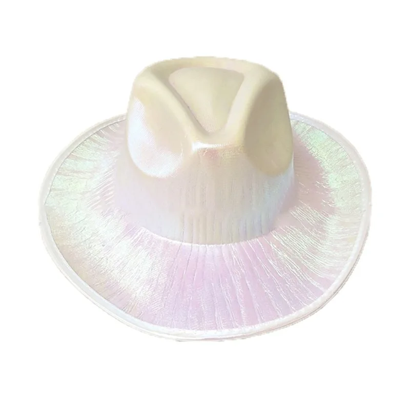 Western Style Cowgirl Hats For Women Men Fedora Hat Pink Cowboy Hats