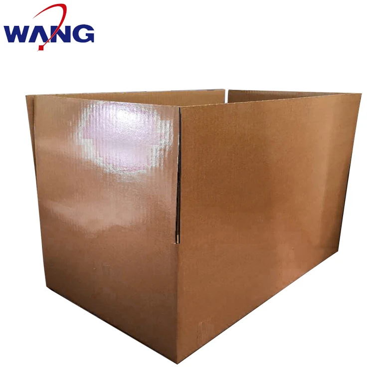 High quality Waterproof Lamination Customized Size big Carton Box Corrugated cardboard box coated with film