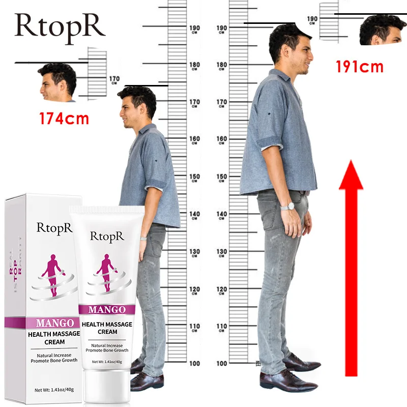 RtopR Mango Natural Health Increases Body Growth Higher Massage Cream Foot Care Products Promote Bone Growth
