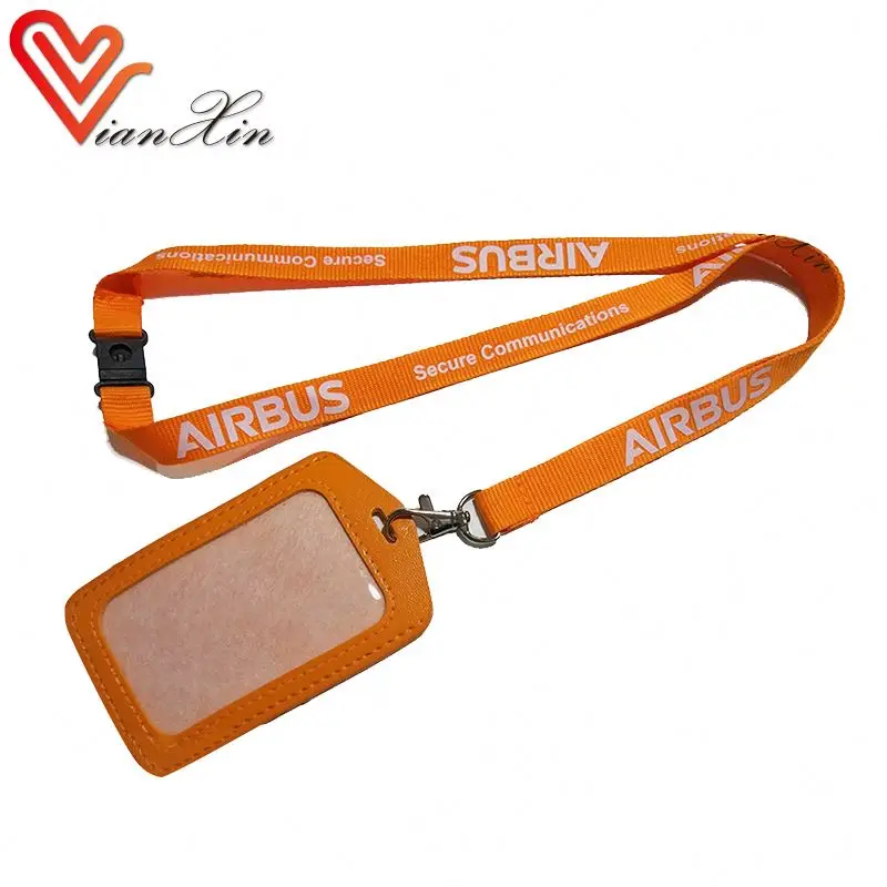 Брелок для id кредитных карт ремешок на шею из полиэстера с принтом заказ