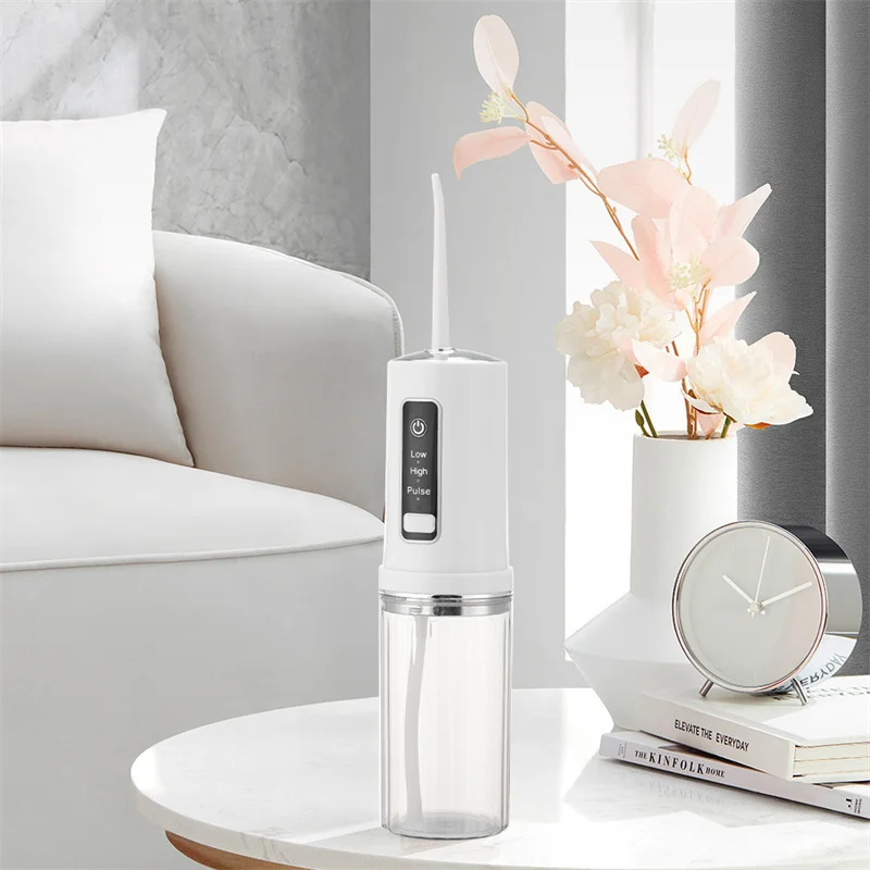 Электрический ирригатор для полости рта воды складной Стоматологическое водяной Флоссер USB 3 Режим портативной водной струйной нить зубов множество цветов на выбор водонепроницаемый 230 мл 4