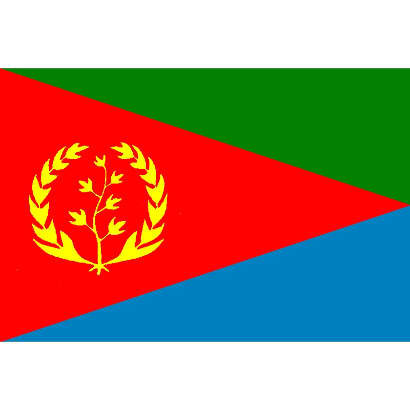 HUI FENG wholesale polyester flying custom 3x5 eritrean flag Eritrea flag banners National flag