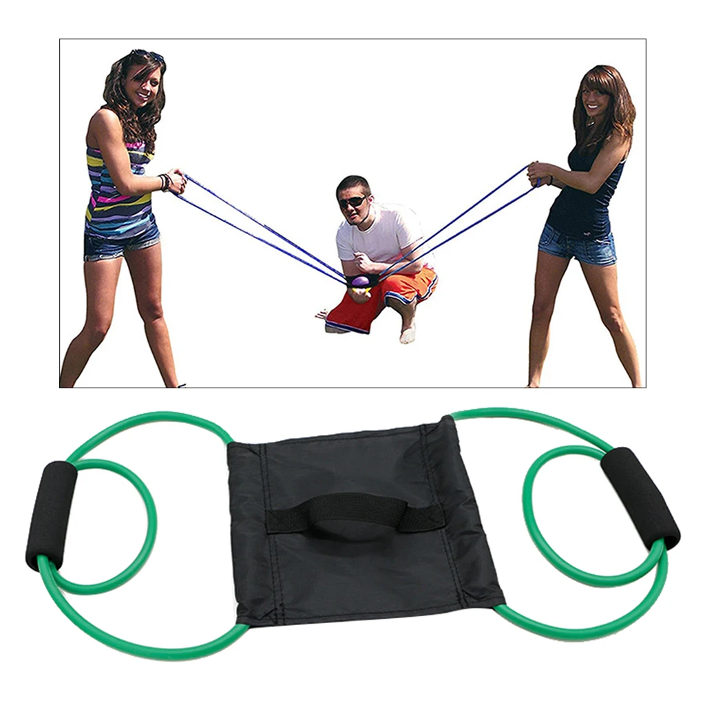 Outdoor 2-3 People High Elastic Launcher Interactive Game Summer Outdoor Water Balloon Slingshot