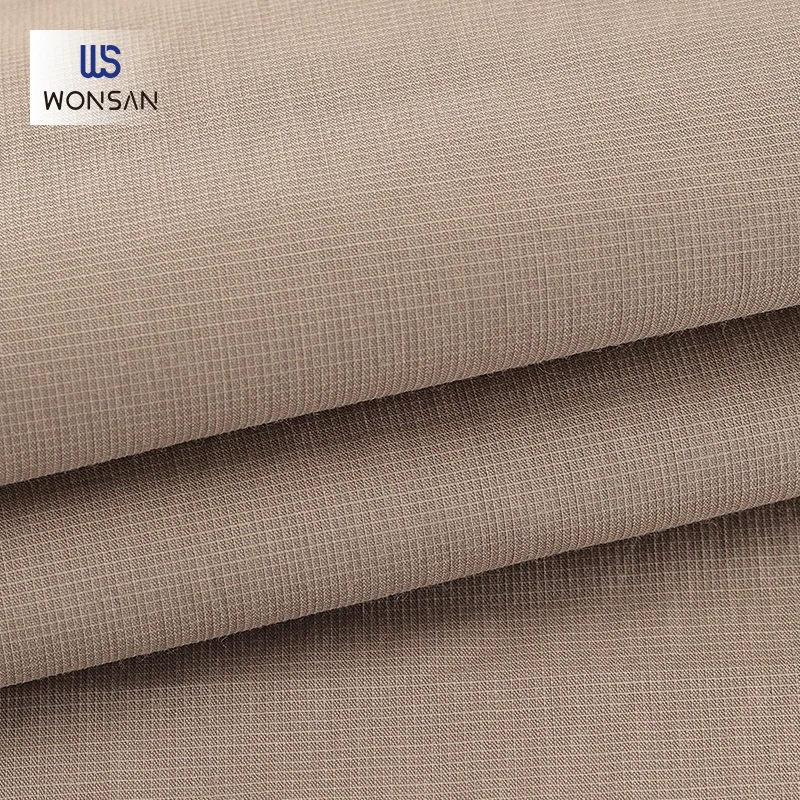 Настраиваемая хлопчатобумажная нейлоновая ткань спандекс для рубашек пальто одежды ткань в клетку