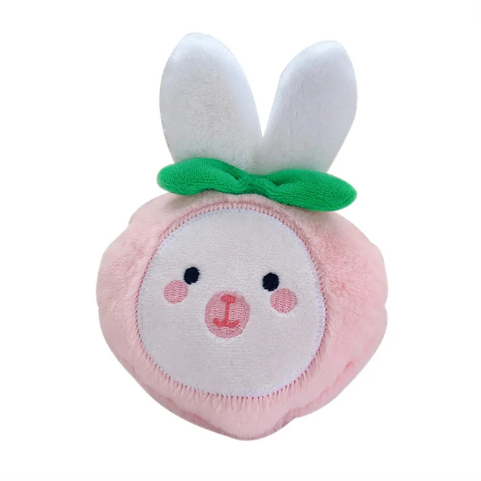 Purse Promotional !! Argentina Hotsale teenage Mini Eco-Friendly fabric keychain pouch bag with cartoon animals shape coin purse card holder