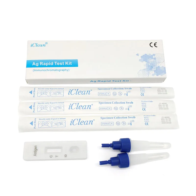 IClean schnelltest быстрый тест антигена набор с тампоном для