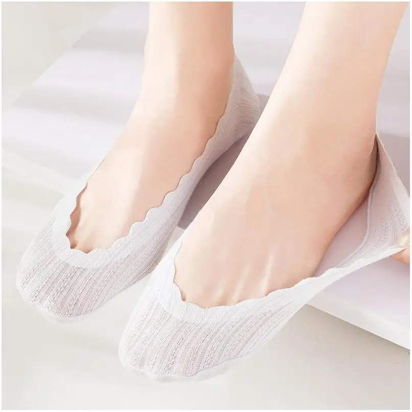 Socks For Women School Kids Anti-Slip Men And Wo Over Knee High Color Short Anti Slip Silk Custom Logo Clothing Women Socks