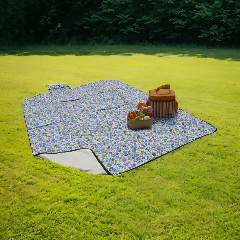 Wholesale Sunset Beach Oxford Portable Foldable Picnic Mat Outdoor Beach Travel