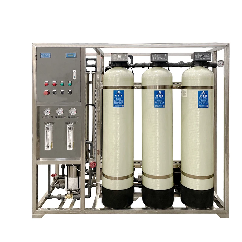 250LPH Water Distiller Machine Ro Water Plant with Ozone Generator Water Treatment System