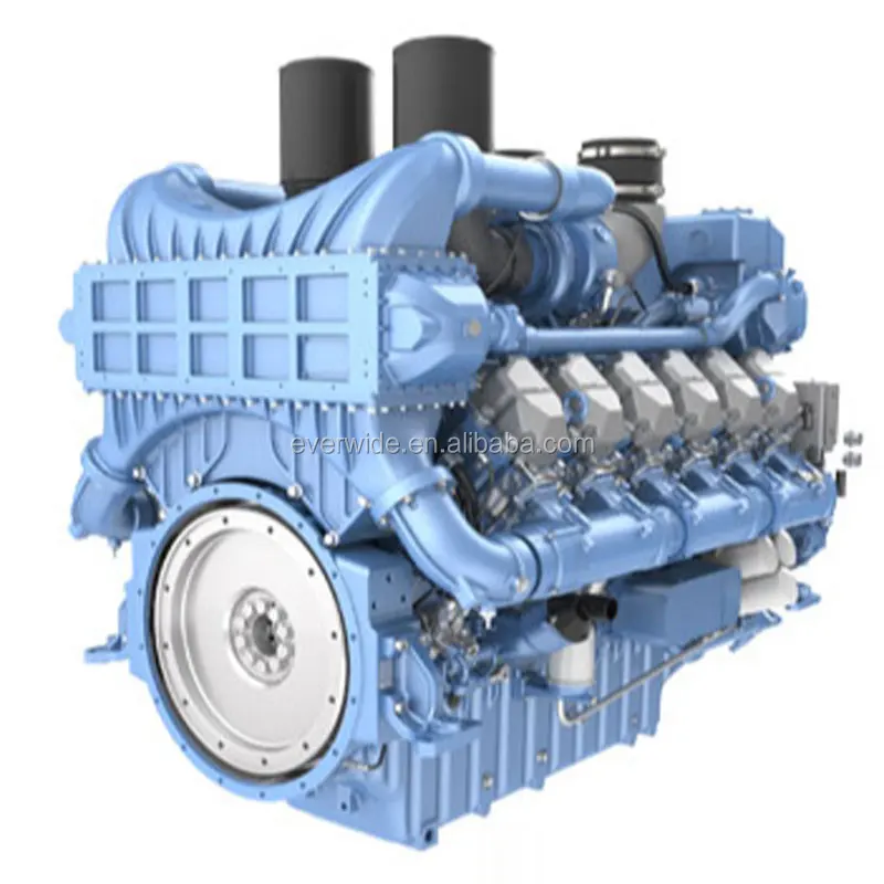 Baudouin 1800rpm 1400hp/1029kw 12M33C1400-18 Marine Diesel Motor