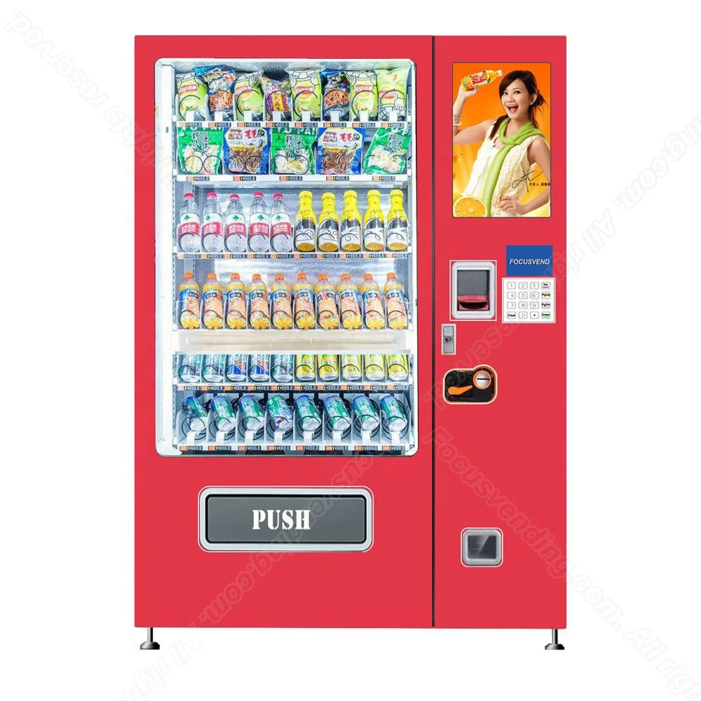 Smart Intelligent Unmanned Vending Machine Refrigerator for Fresh Food