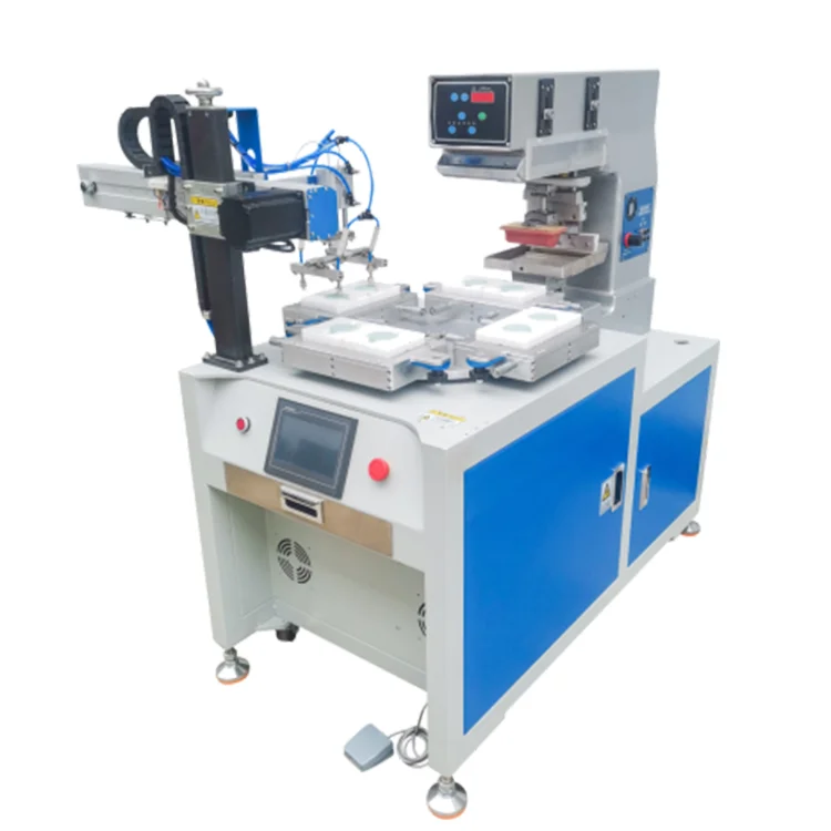 High Quality Single Color Gravure Gear Pump Large Pad Printer New Manual Motor Bearing Semi-Automatic Tampografia Machine Engine