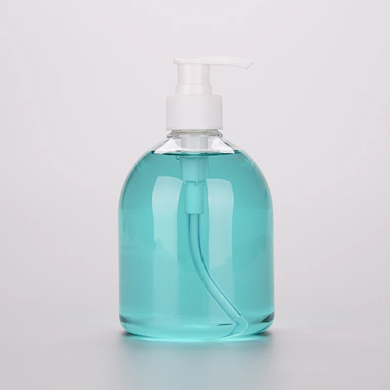 Wholesale 16oz 500ml PET Liquid Packing Handwash Shampoo And Conditioner Bottle Liquid Soap Plastic Bottle With Foaming Pump