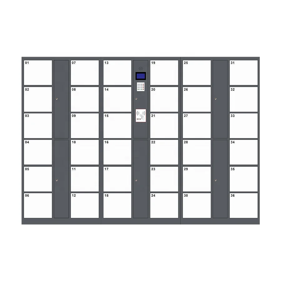 self-service electronic storage locker outdoor waterproof barcode face recognition intelligent cabinet