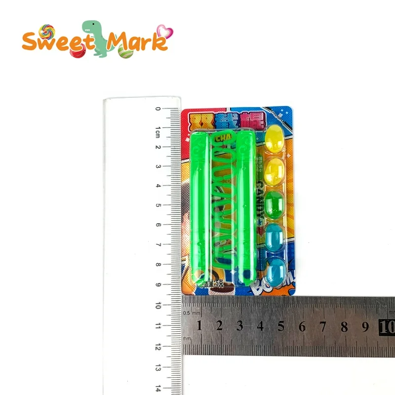 Halal jelly bean fruit flavor fun Nunchakus Whistle toy kid candy toy