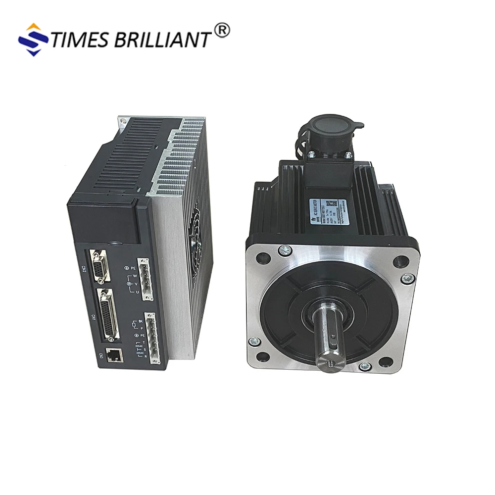 1.8KW 3phase 220v servo motor 1.2kw ac servo motor 1.5kw 110ST-M06030 with 3m cable