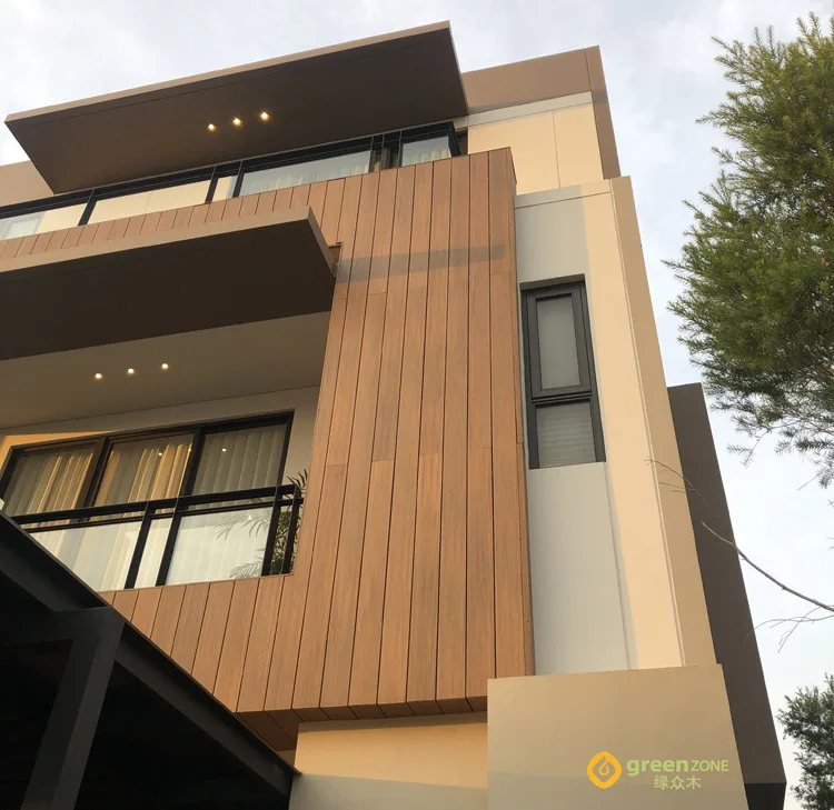 50X50 solid wpc wood plastic composite eco outdoor timber tube