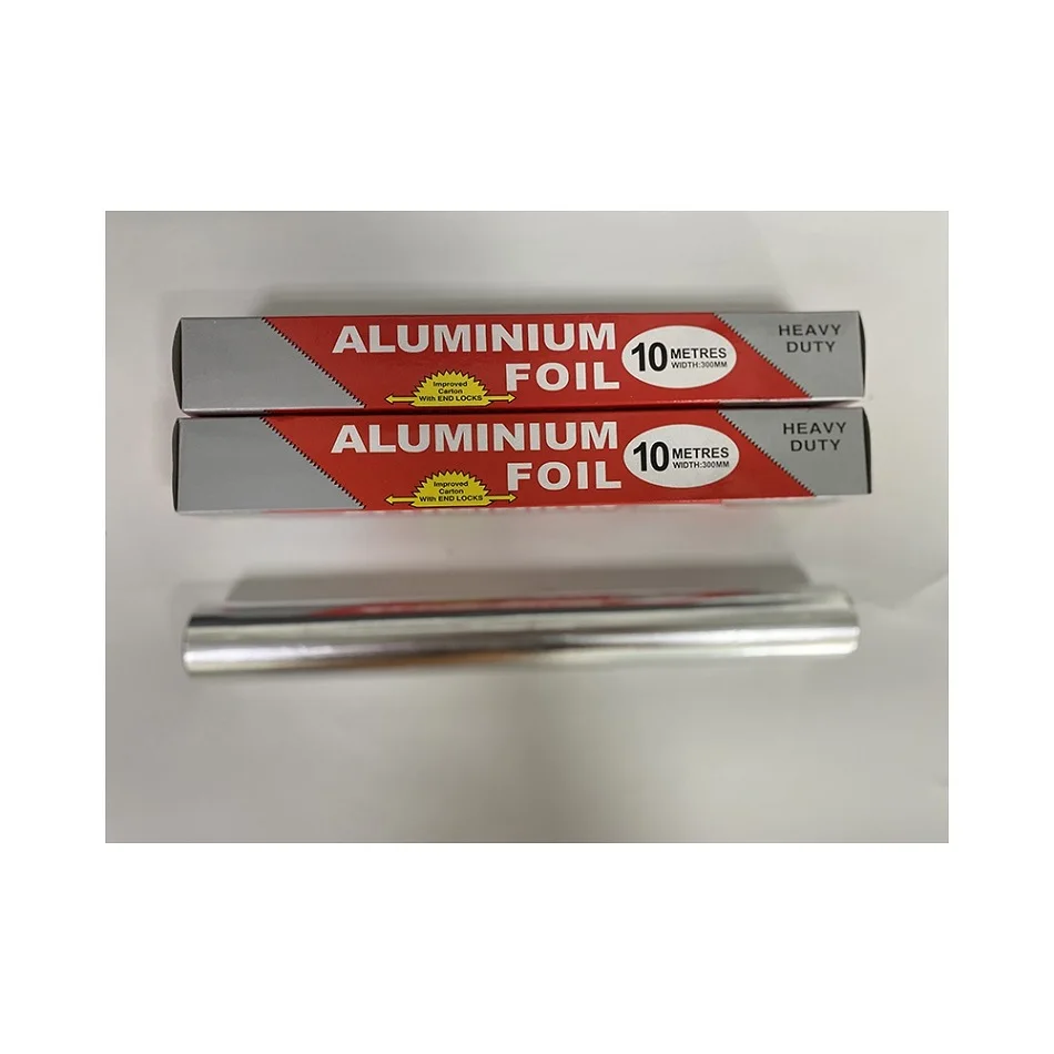 
Wholesale Slivery Kitchen Use Food Grade Aluminium Foil Rolls 