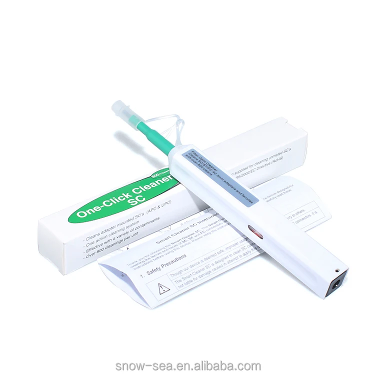 2.5mm FC ST SC 1.25mm LC MU Pen Type One Click Fiber Optic Cleaning Kits