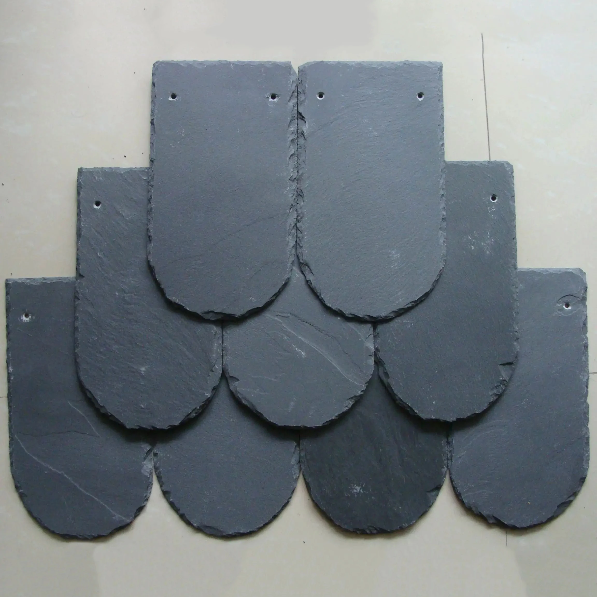 Wholesale Fish Scale Roof Shingles Brick Thin Veneer Sheets Slate Stone Tiles Roof