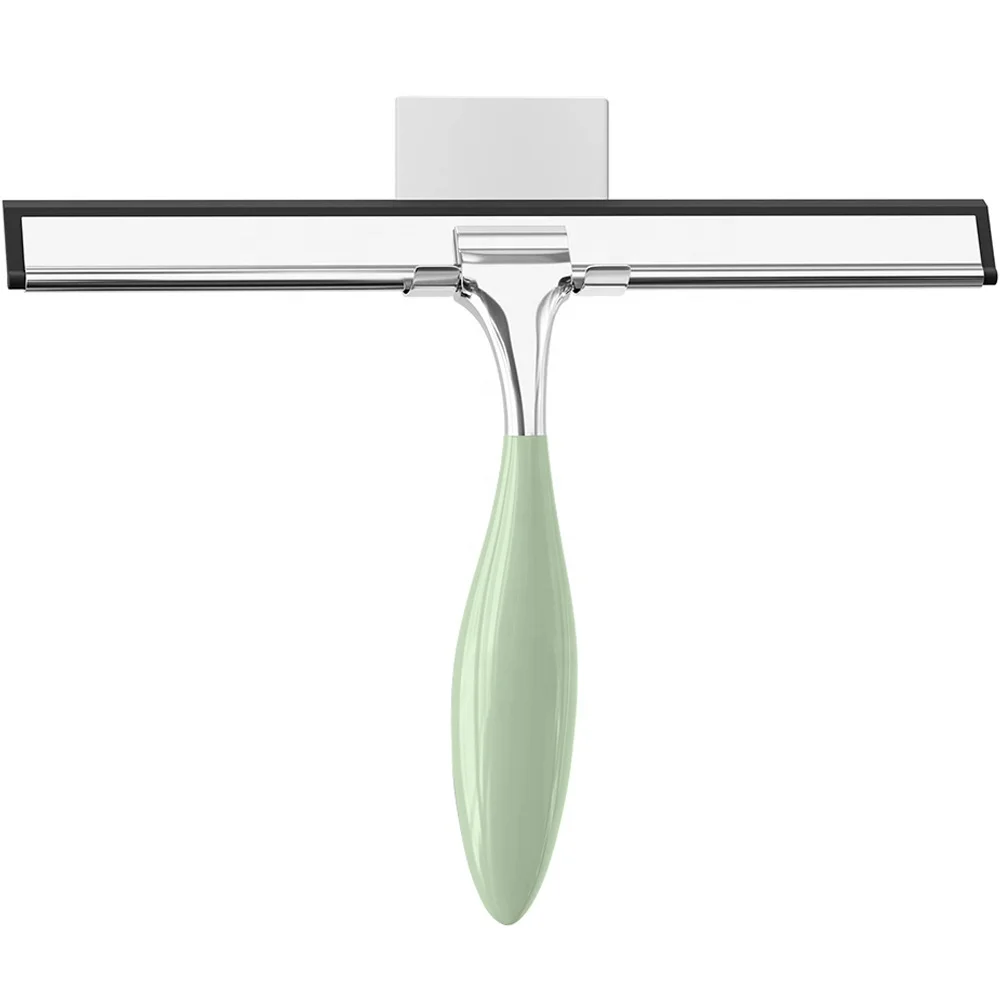 Wholesale bathroom metal glass shower wiper blade window cleaning squeegee window glass squeegee stainless steel shower squeegee