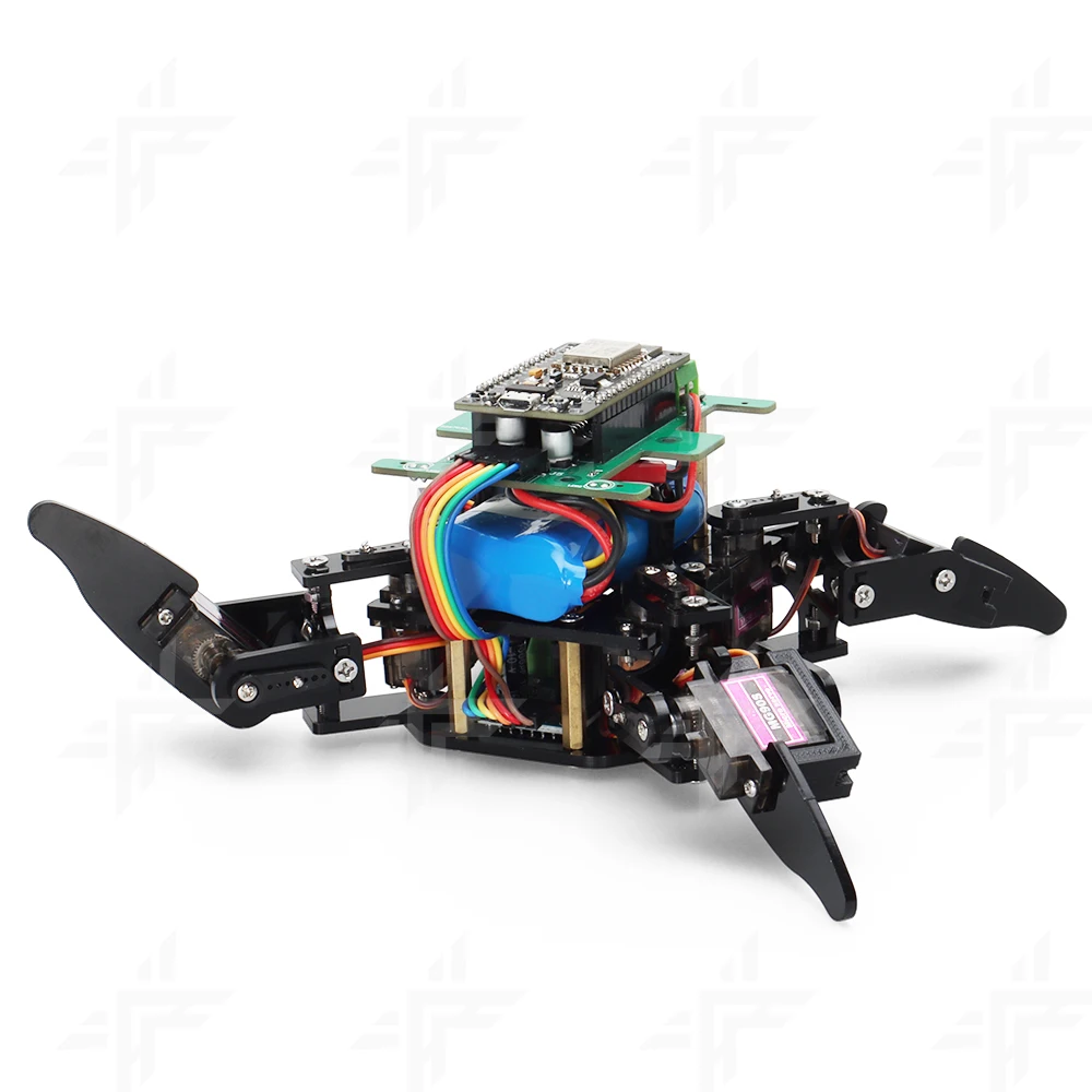 Open Source DIY Spider Robot IoT ESP8266 WiFi Wireless IoT Robotic Kit Bionic Quadruped Robot C/C++ Code Starter Kit For ArduIDE