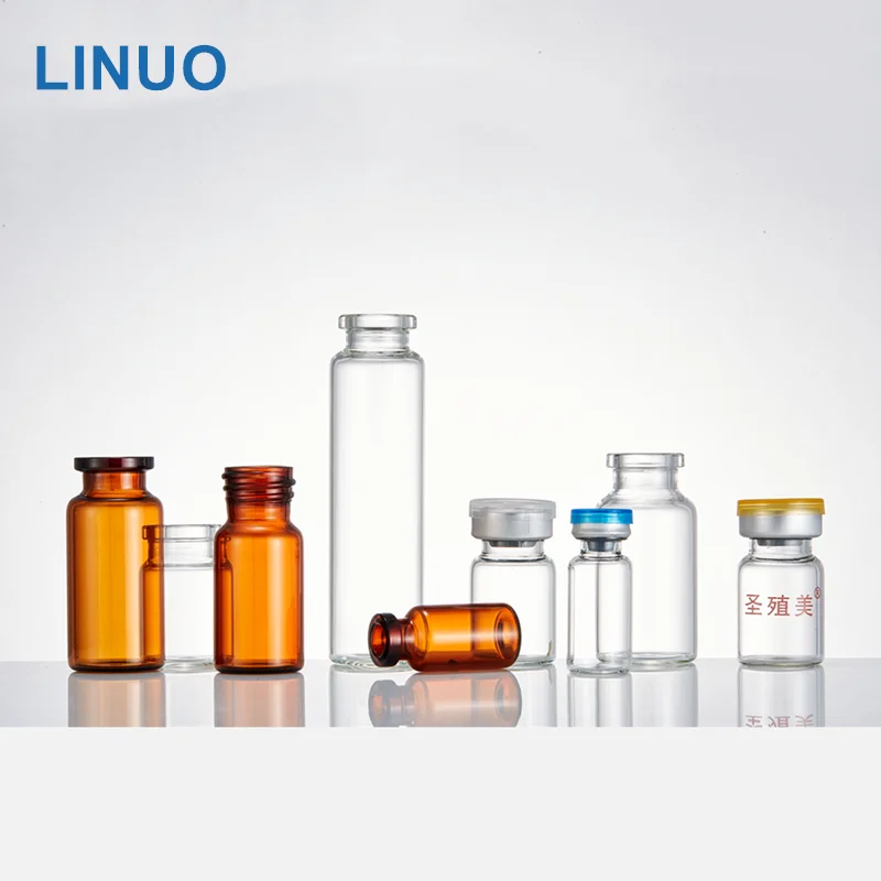 Pharmaceutical Borosilicate Glass Vial  For Injection, Liquid Medicine
