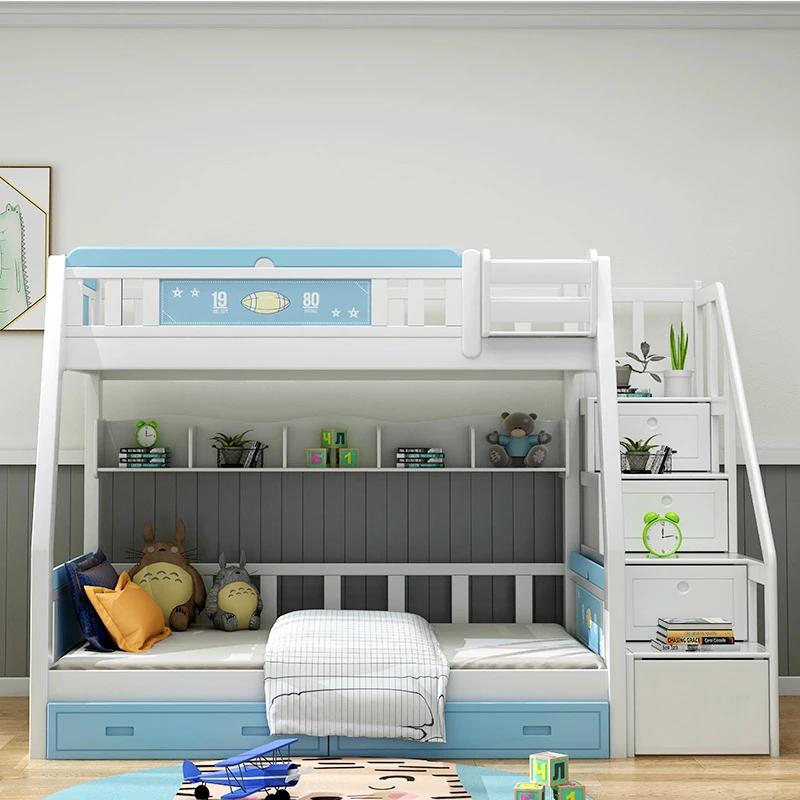 factory prices cheap children bunk bed with ladders for home furniture bedroom furniture CEKB004