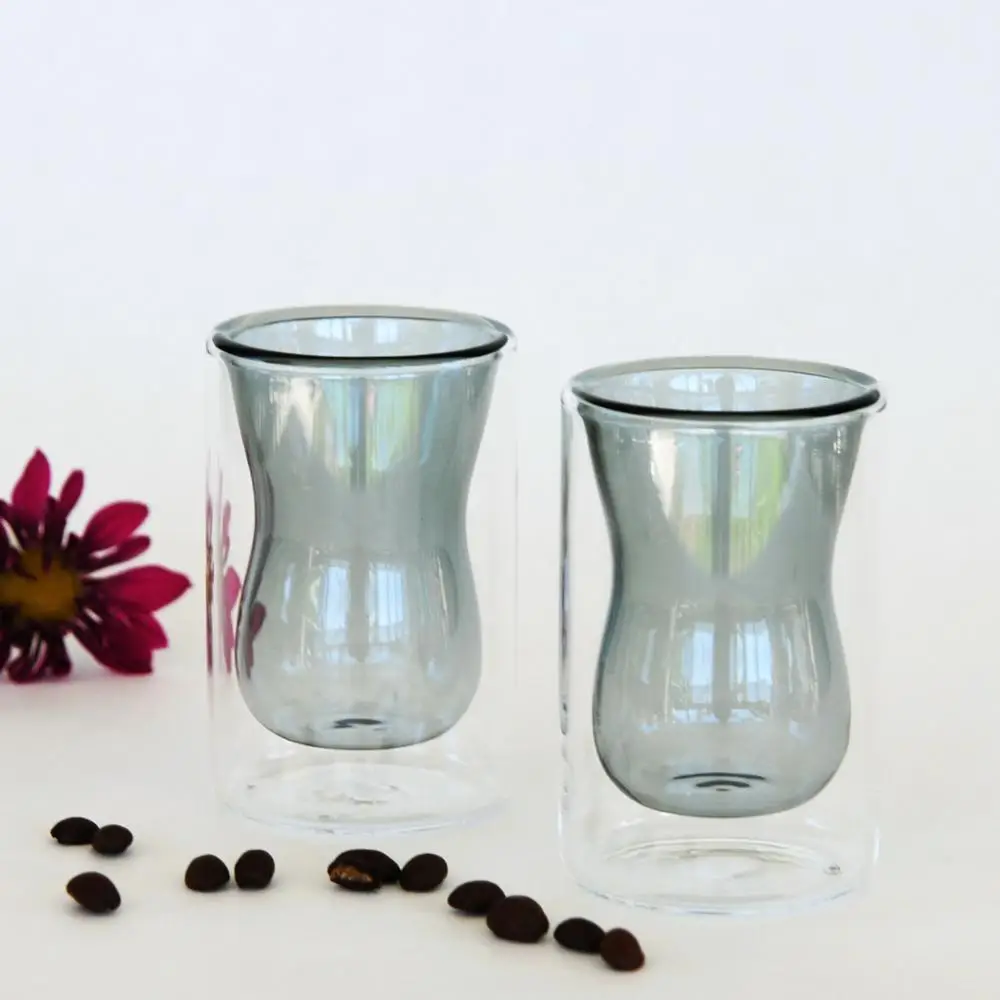 Special Design double wall glass japanese beer double wall coffee glass cup