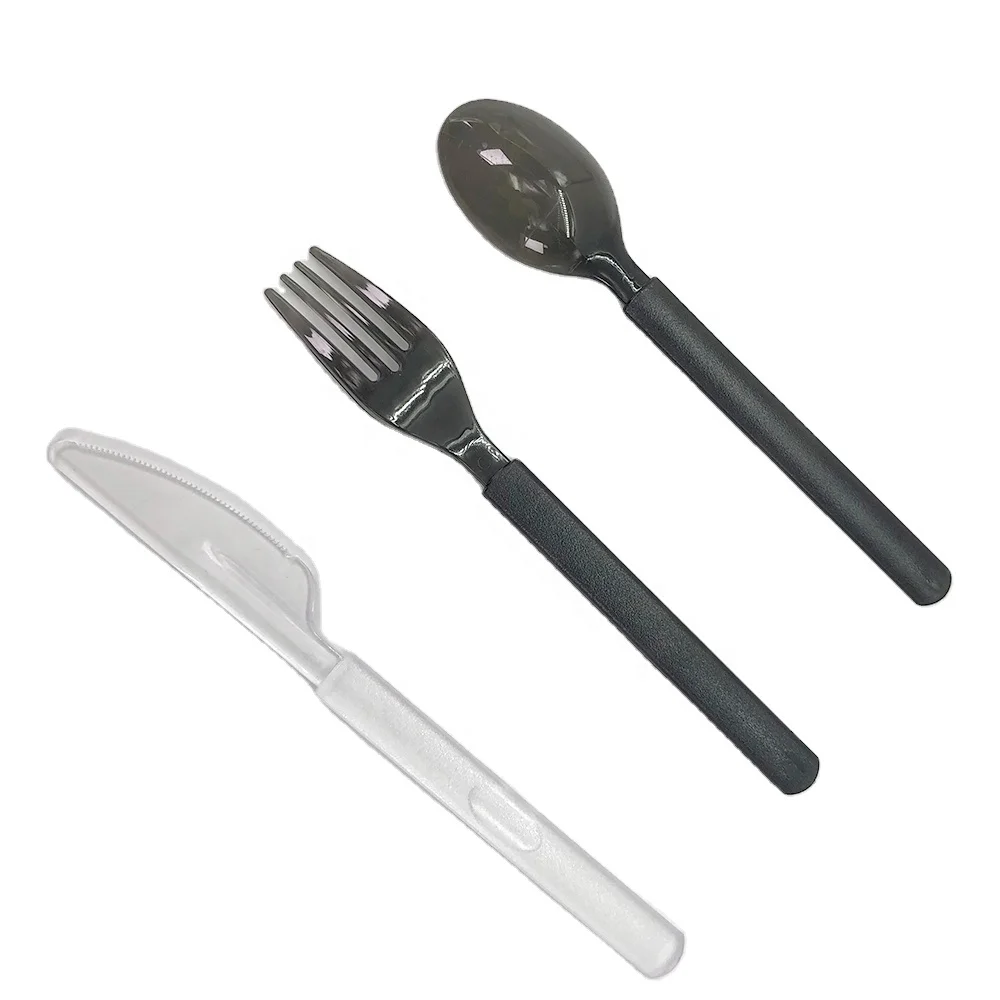 use and throw disposable plastic spoon and fork / manufacturer ice cream spoon equal tea spoon utensils cutlery wholesale mould