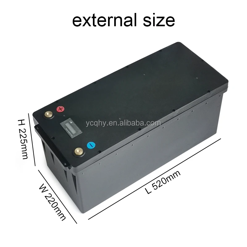 power bank box no battery led battery box 12v 24v 48v 100ah lithium battery box with bms