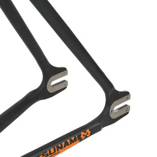 56 CM Best Price Fixed Gear Bicycle Frame Aluminum Alloy Fixie Bike Frame and Fork for Single Speed Bike Use