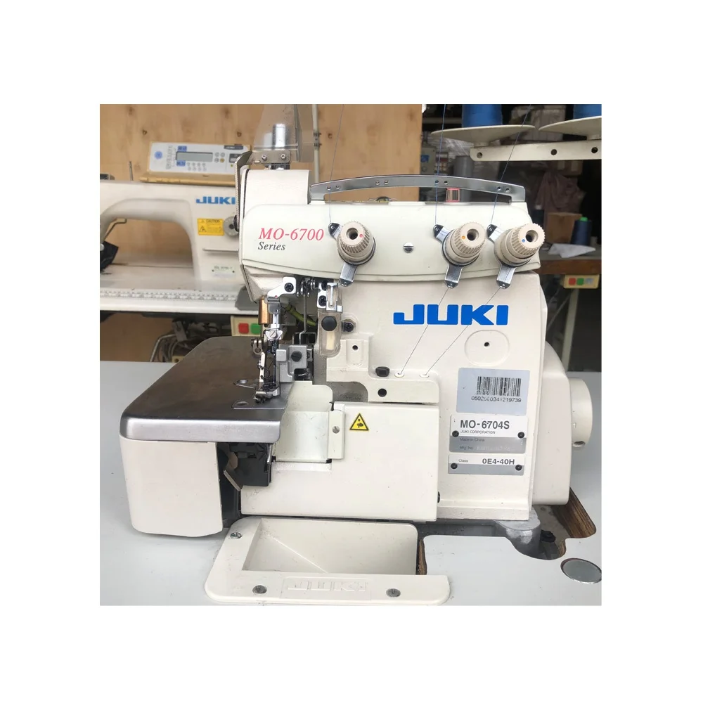 Nice Quality Japanese Brand Used Juki-6704-6714-6716 Industrial Overlock Sewing Machine