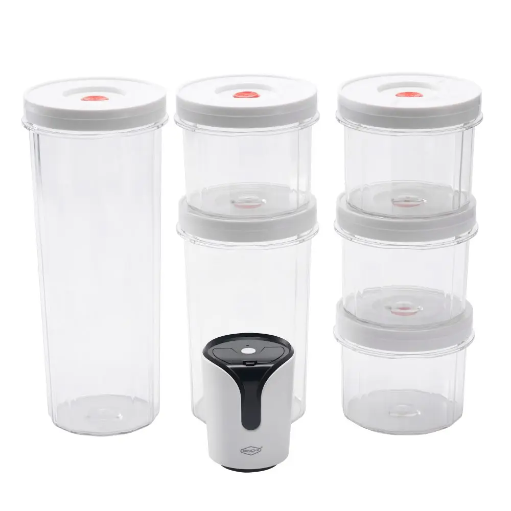 High demand import products sturdy high quality kitchen plastic food storage container with Electric vacuum pump Sealer