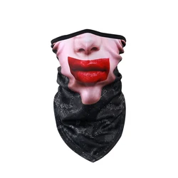 Custom Design logo Magic Scarf Neck gaiter headwear Bandana 3D print balaclava Half Face sublimation Bandana