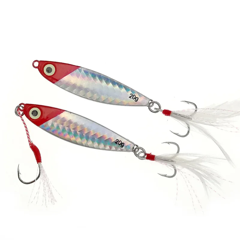 2020 Hot Products10g 15g 20g 30g metal slow jigging lure saltwater with lead fishing lure