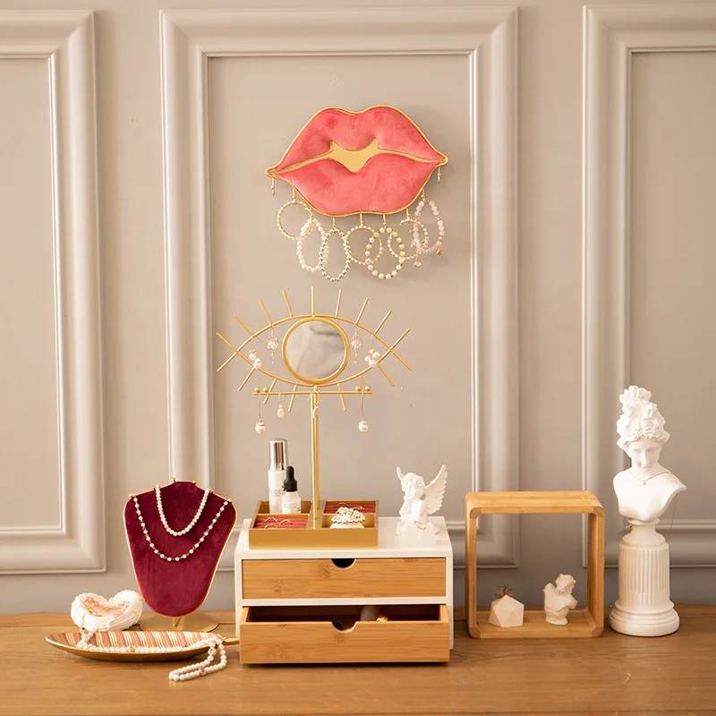 Pink Necklace Display Stand  Pendant Model Jewelry Stand Mannequin Model Neck Jewelry Display Special Stand