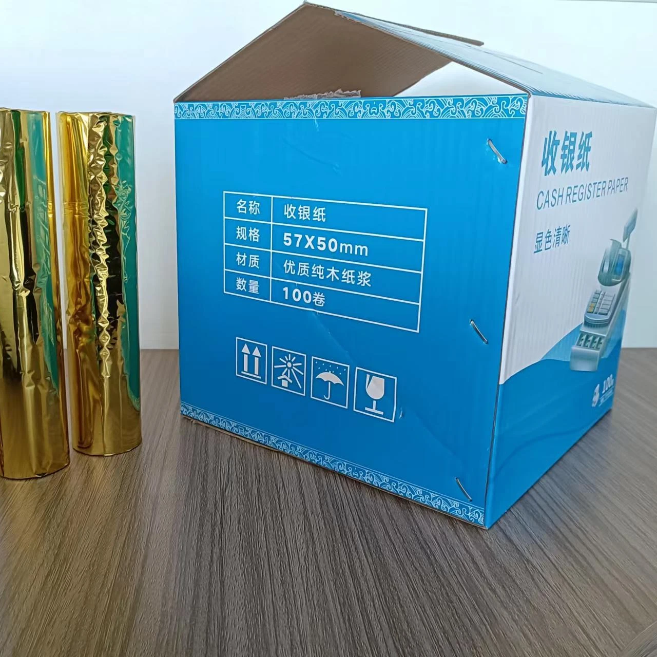 china factory price thermal receipt paper roll 57x50mm Coreless