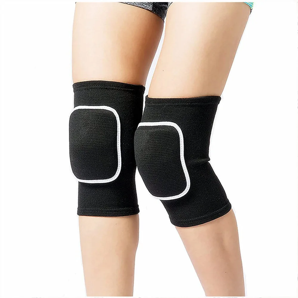 Sport Knee Pads Polyester Knee Sleeves Thickening Sponge Protection Support Kneepad for Running Fitness Breathable Knee Brace