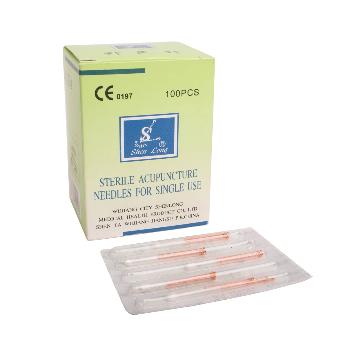 Hot Sale 500 Pieces Copper Handle Sterile Acupuncture Needles