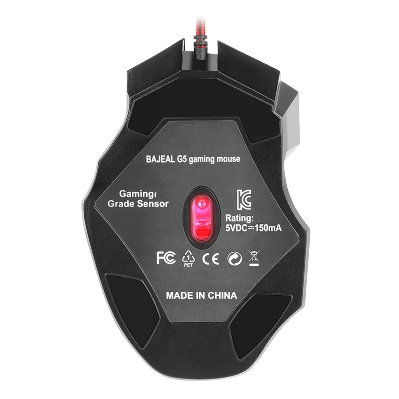 Keywin  Sport Gaming 7-color Backlight Breath Comfort 7D Gamer Mice Wired Gaming Mouse