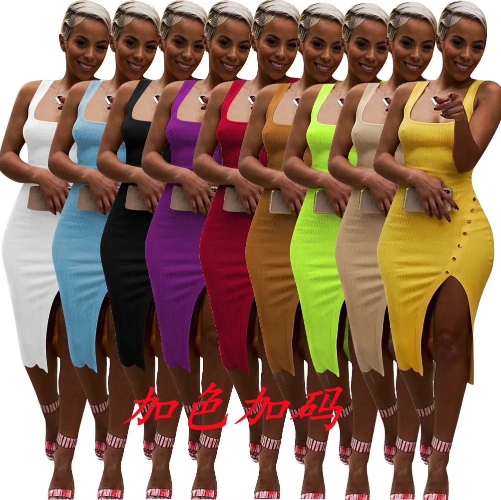 S-3xl Summer Dress 2022 Hot Sale Long Sleeve Deep V Neck Knit Bodycon Backless Sundresses Plus Size Elegant Women Sun Dresses