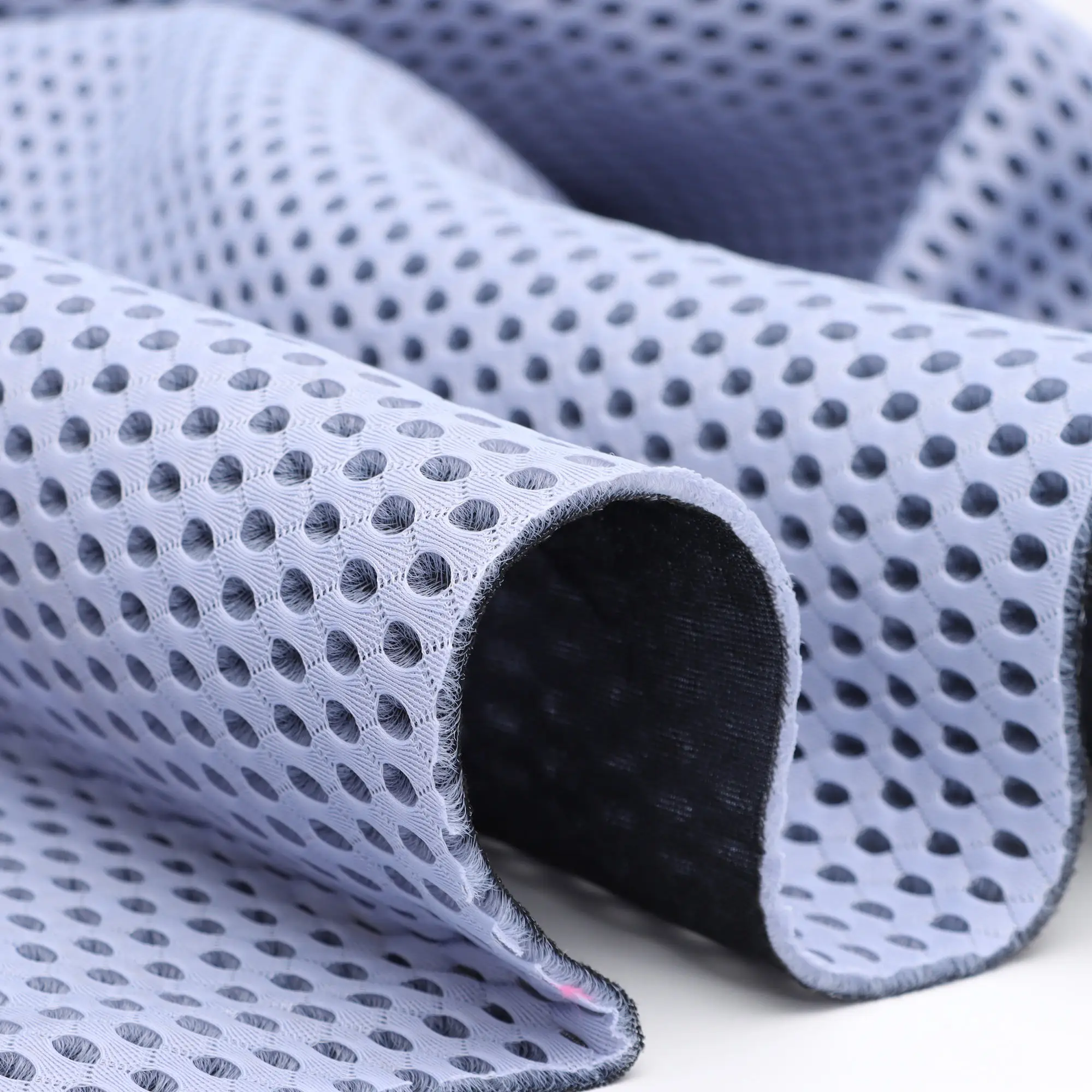 Two-color Polyester 3d Sandwich Mesh Fabric Bedding Home Textile Clothing Sandal Material Mesh Fabric