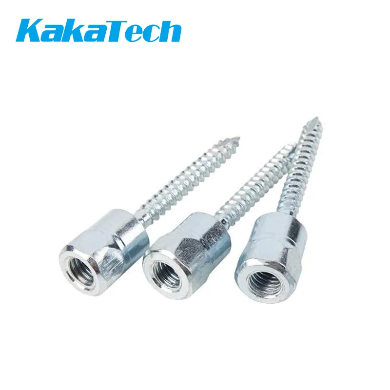 Manufacture Vertical Horizontal  Steel Thread Rod Hanger Anchor  Sammys Wood Screw