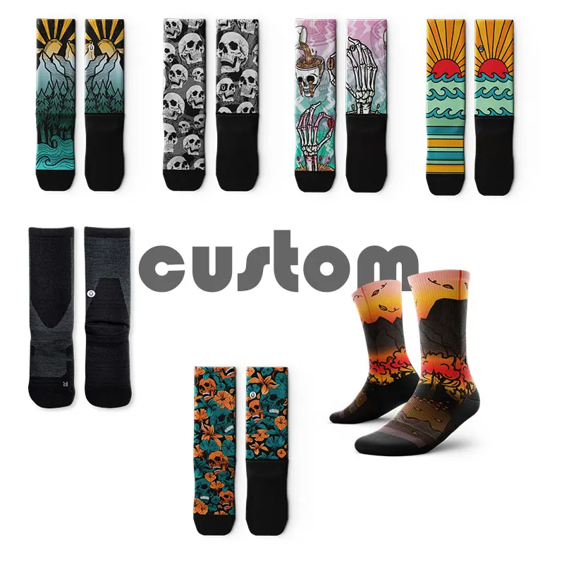 Novelty Crew Funny Socks Custom Print Designer Sock
