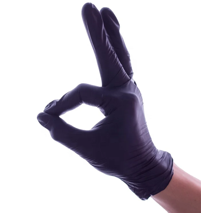 Customized Production 5 Mil 6 7 8 mil Nitrile Gloves