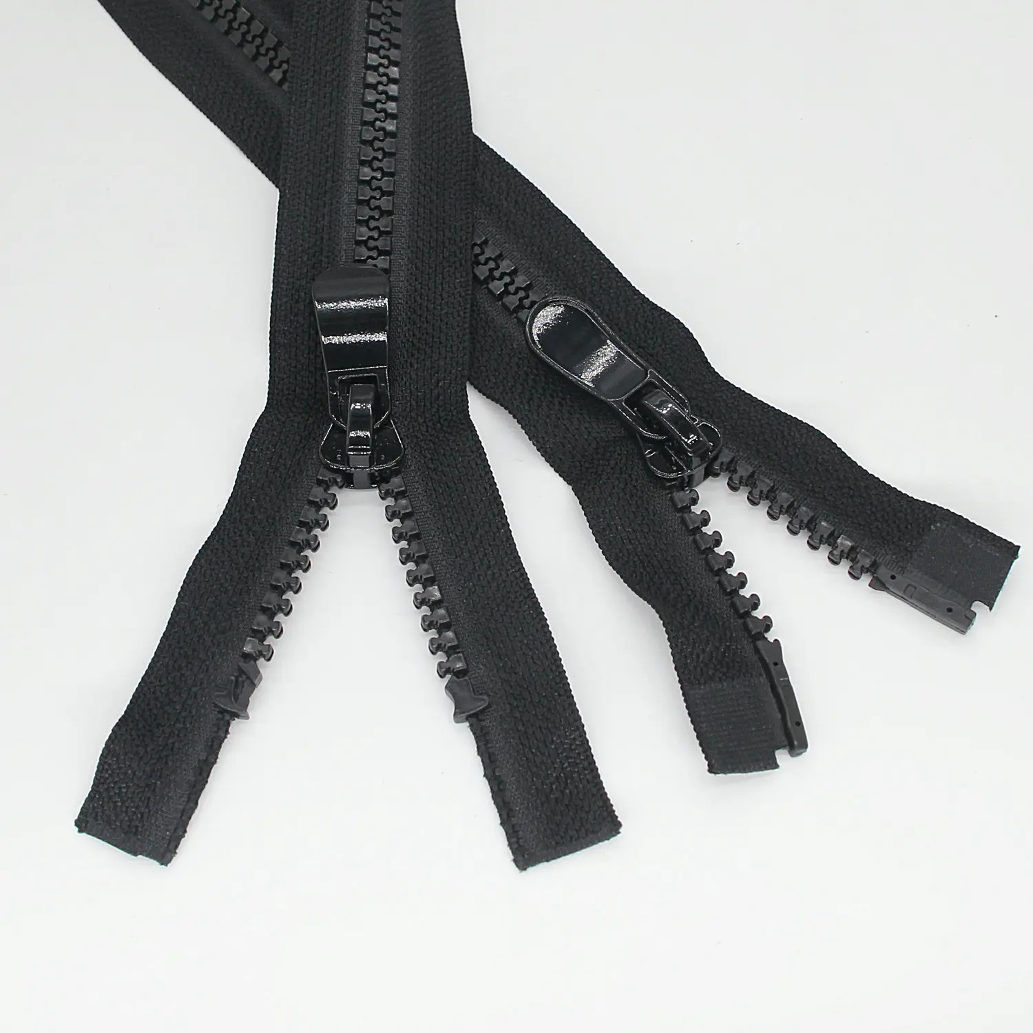 Hot Sale Top Quality 80cm No 8 two way auto-lock Plastic zipper