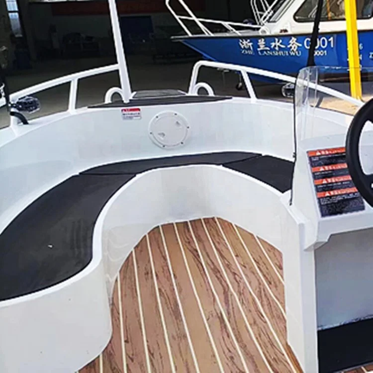 Direct Price High Quality Small Aluminium Pleasure Boat Outboard Speed Boat for Sale