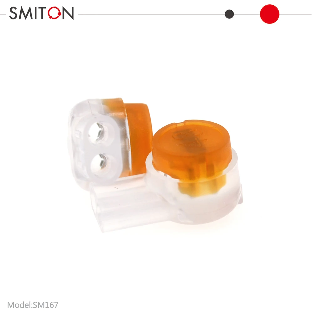 100PCS UY2 K2 Gel-Filled Waterproof Double-Blade Network Cable Telephone Wire Splice Connectors